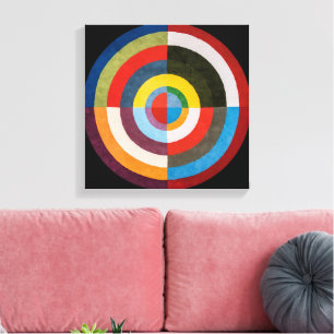 First Disc Robert Delaunay Canvas Print