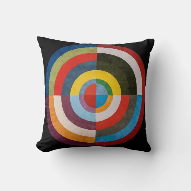 First Disc | Robert Delaunay | Throw Pillow (Front)