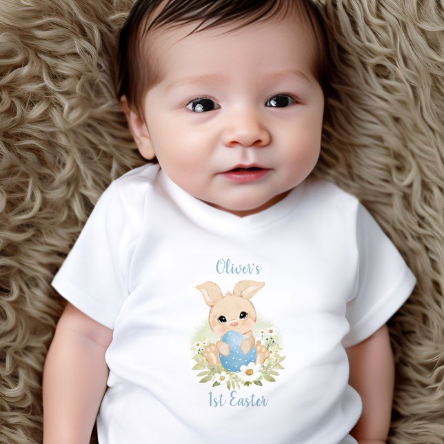 First Easter Personalized Baby boy Baby Bodysuit (Creator Uploaded)