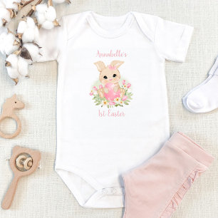 First Easter Personalized Baby girl Baby Bodysuit