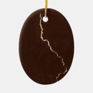First ever photograph of lightning bolt - 1886 ceramic ornament