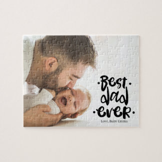 First Father’s Day Custom Photo Gift From Baby  Jigsaw Puzzle