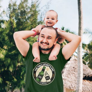 First Father’s Day cute father and kid T-Shirt
