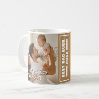 First Father’s Day Nailed It Keepsake Customizable Coffee Mug