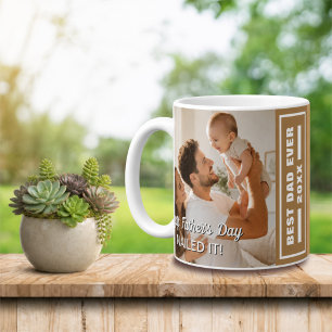 First Father’s Day Nailed It Keepsake Customizable Coffee Mug