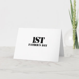 First Father's day Card