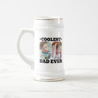 First Fathers Day Coolest Dad Ever Baby Photo Cool