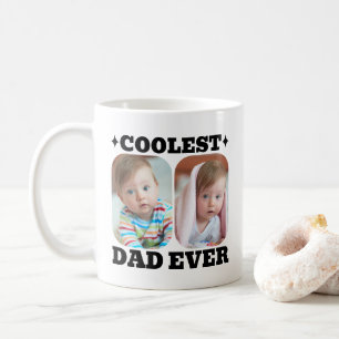 First Fathers Day Coolest Dad Ever Baby Photo Cool Coffee Mug