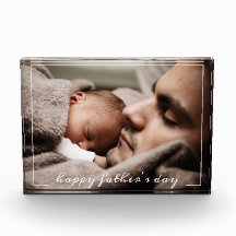 First Father's Day Custom Newborn Photo