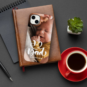 First Fathers day custom photo i love dad Case-Mate iPhone 14 Plus Case