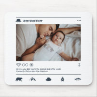 First Father's Day Dad Instagram Post Custom Photo