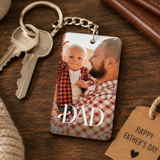 First Father's Day Dad Keychain (Creator Uploaded)