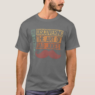 First Fathers Day Discoveringhe Art Of Dad retro T-Shirt