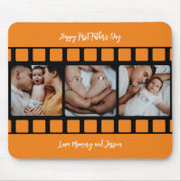 First Father's Day Film Strip Photo Grid New Dad
