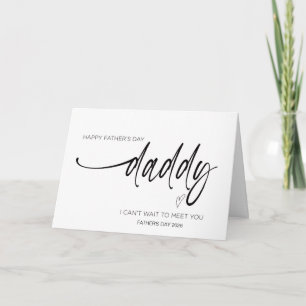 First Fathers Day from the Baby Bump Dad to Be Car Card