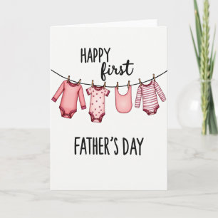 First Fathers Day Garments Card