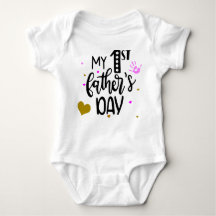 First Father's Day --->Girl Bodysuit