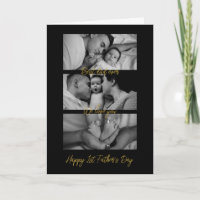 First Father's Day New Dad Mom Baby Custom Photo
