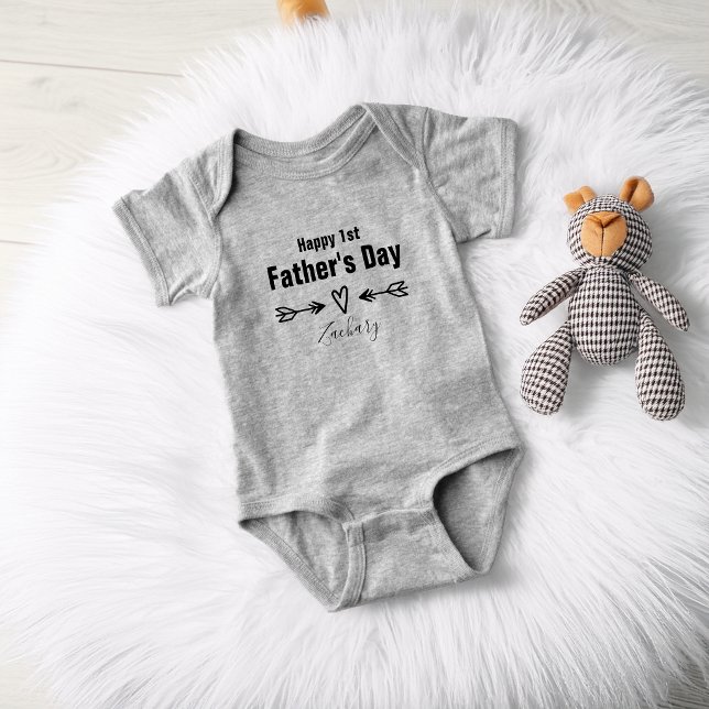First Father's Day Personalized Baby Bodysuit (First Father's Day Personalized Baby Bodysuit)