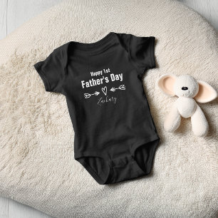 First Father's Day Personalized Baby Bodysuit