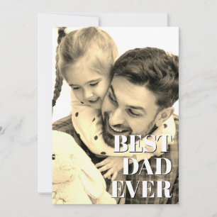 First Father's Day Photo Card