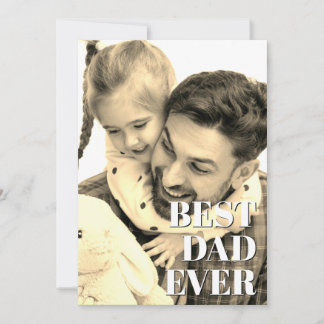 First Father's Day Photo Card
