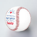 First Father's Day Play Catch Plain Baseball<br><div class="desc">Looking for a unique and personalized Father's Day gift for the baseball fan in your life? Look no further than this custom baseball! This baseball is fully customizable for a beautiful first Father's Day gift to remember! A custom baseball, personalized by you, is the perfect way to commemorate this special...</div>