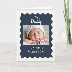 First Fathers Day Portrait Card