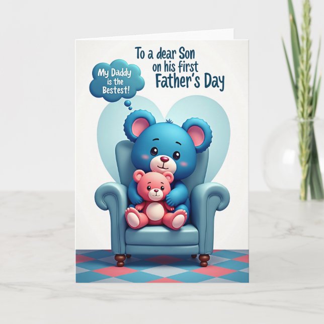 First Fathers Day Son Card (Front)