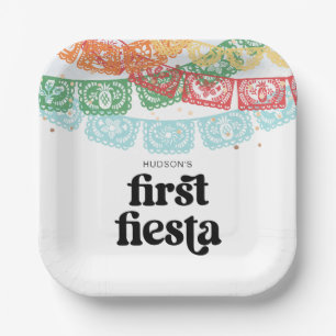 First Fiesta Birthday Party Plates