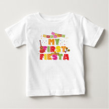 First Fiesta Girl Birthday T-shirt