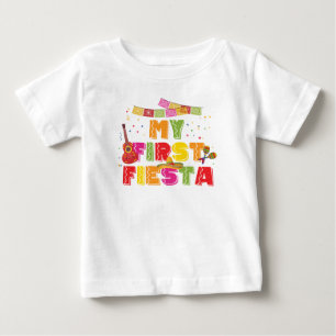 First Fiesta Girl Birthday T-shirt