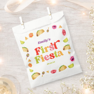 First Fiesta Taco 1st Birthday Party Favour Bag