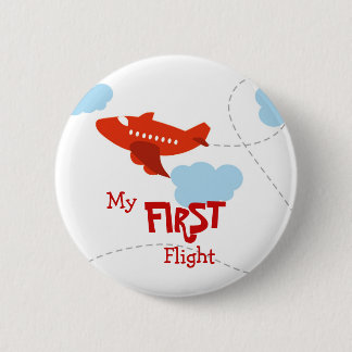 First Flight 2 Inch Round Button