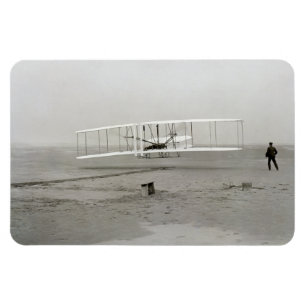 First flight Motorized Airplane, Wright Brothers M Magnet