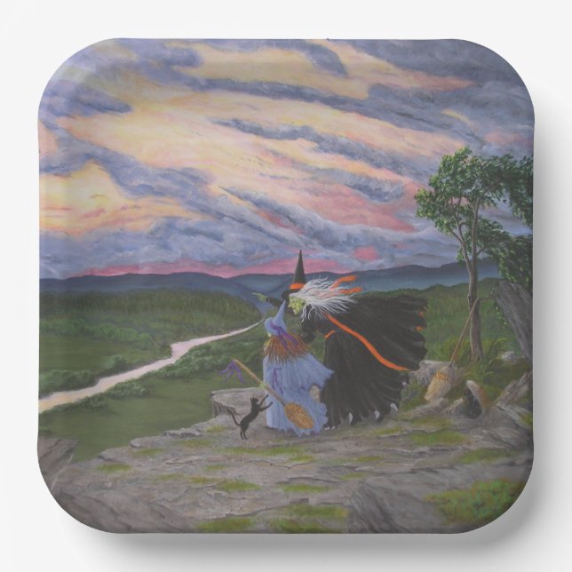 "First Flight" Paper Plate (Front)