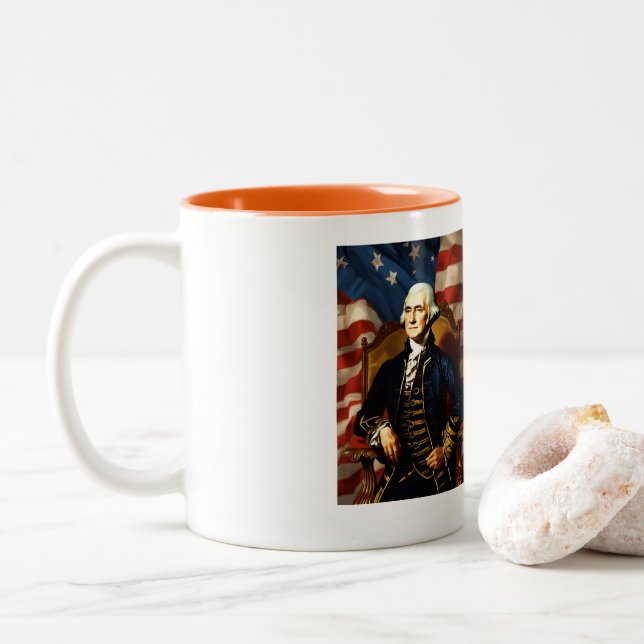 First Foundry Two-Tone Coffee Mug (With Donut)