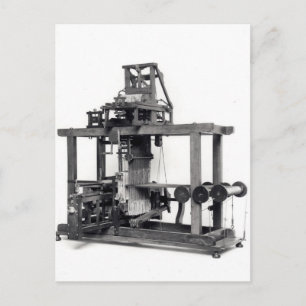 First fully automated loom postcard