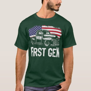 First Gen Classic Truck 1st Generation Vintage Lov T-Shirt