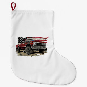 First gen pickup truck old truck vintage truck large christmas stocking