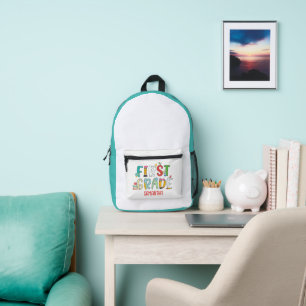 First Grade Back to School Personalized Printed Backpack