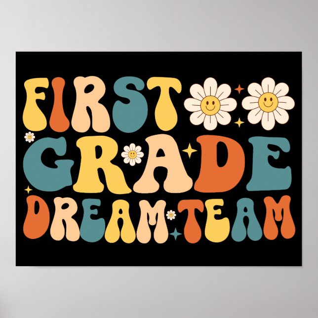 First Grade Dream Team Poster (Front)