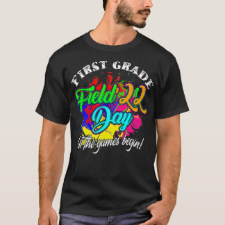 First Grade Field Day 2022 Let The Games Begin Kid T-Shirt