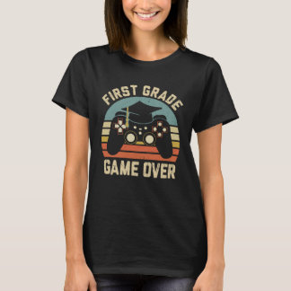 First Grade Game Over Happy Last Day Of School Boy T-Shirt