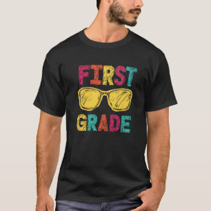 First Grade Girls Boys Teacher Team 1st Grade Squa T-Shirt