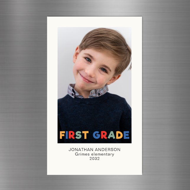 First Grade Keepsake Photo Magnet (Creator Uploaded)