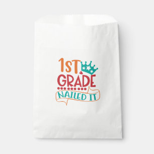 First grade Nailed it, 1st Grade Finished Favour Bag