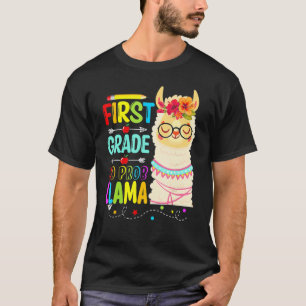 First Grade No Prob Llama Back To School Teacher S T-Shirt