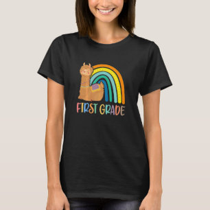 First Grade Rainbow Girls Boys Teacher Team 1st Gr T-Shirt