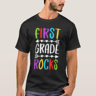 First Grade Rocks Team 1st Grade Teacher 2 T-Shirt